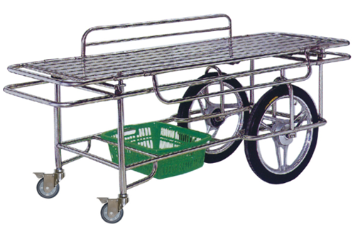 Stainless steel stretcher trolly