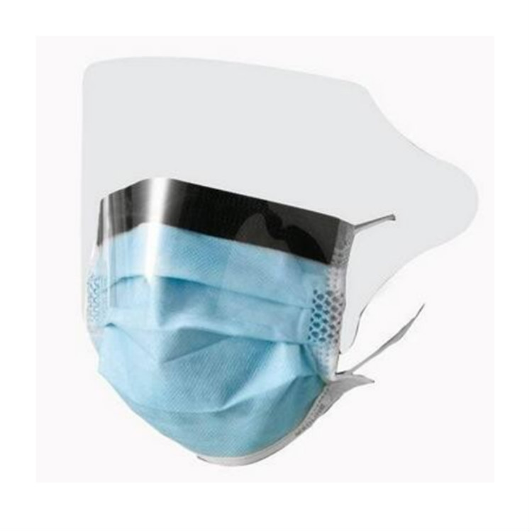 Face Mask With Eye Shield